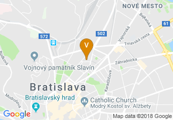 map of Slovenská technická univerzita v Bratislave