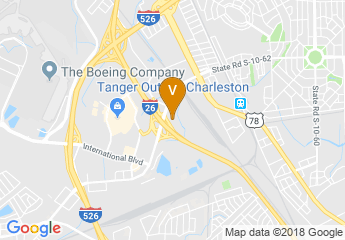 map of North Charleston Marriott