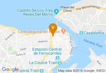 map of Hotel Sevilla