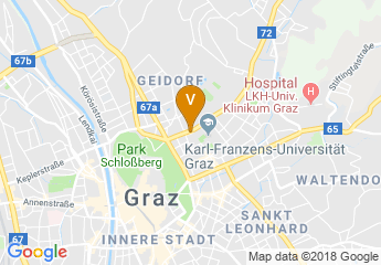 map of University of Graz, Prevention & Security
