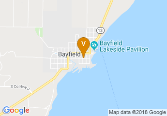 map of Bayfield Chamber and Visitor Bureau