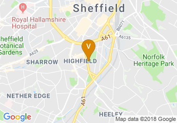 map of Copthorne Hotel Sheffield