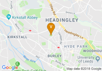 map of Headingley Carnegie Stadium