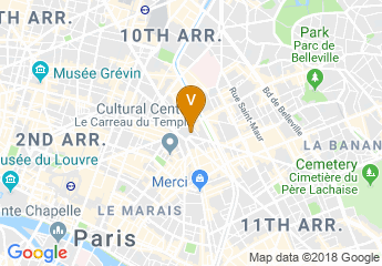 map of Crowne Plaza Paris-Republique