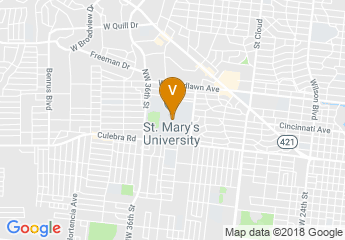 map of St. Marys University