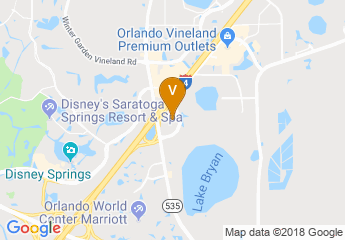 map of Courtyard by Marriott Orlando Lake Buena Vista in the Marriott Village