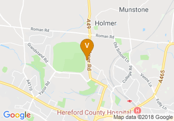map of Halo Hereford Leisure Centre