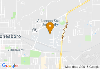map of Arkansas State University