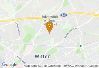 map of Witten/Herdecke University