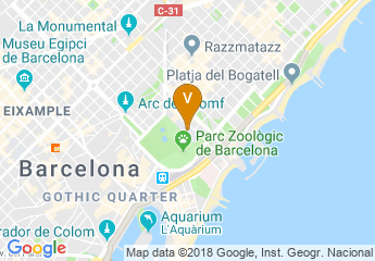 map of Universitat Pompeu Fabra Campus de la Ciutadella