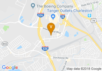map of North Charleston Coliseum