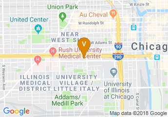 map of University of Illinois at Chicago - Student Services Building