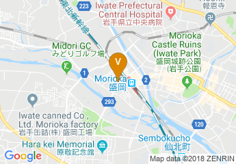 map of Aina iwate Prefectural People information Center