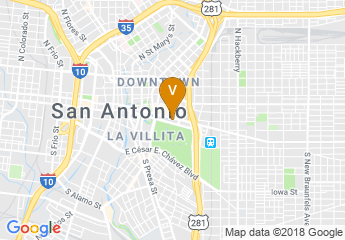 map of San Antonio Marriott Riverwalk