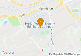 map of Heriot-Watt University Edinburgh Campus