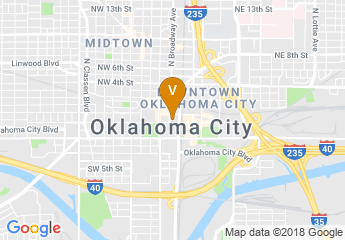 map of Renaissance Oklahoma City Convention Center Hotel