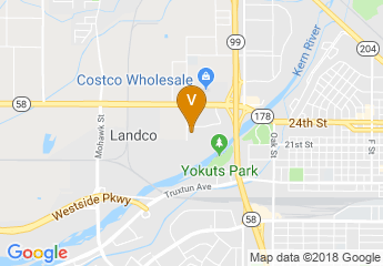 map of Holiday Inn Hotel & Suites Bakersfield