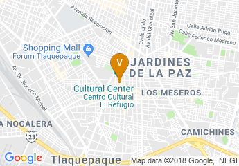 map of Centro Cultural El Refugio