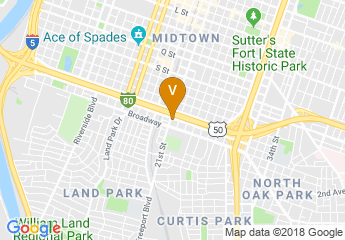 map of Sacramento Antique Faire