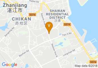 map of Zhanjiang Sports Center