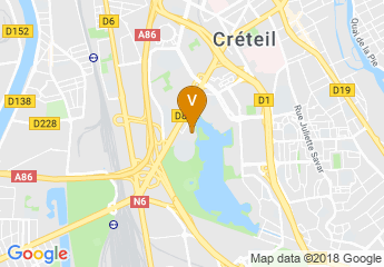 map of Hotel Novotel Paris Creteil le Lac