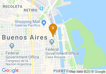 map of Kirchner Cultural Center