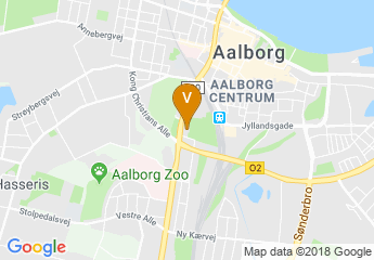 map of Comwell Hvide Hus Aalborg
