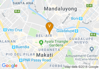 map of St Giles Makati-St Giles Classic Hotel