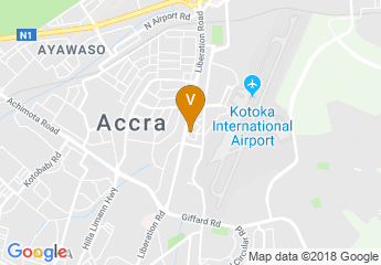 map of ibis Styles Accra Airport City Hotel