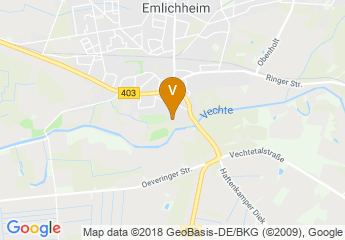 map of Vechtetalhalle Emlichheim