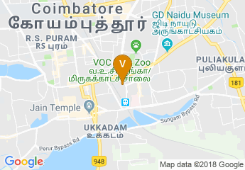 map of Hotel Sriram International