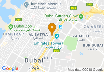 map of Jumairah Ballroom, Crowne Plaza Hotel
