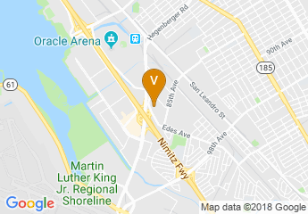 map of Radisson Oakland Airport