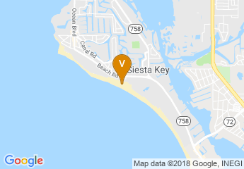map of Siesta Beach