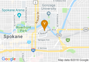 map of Washington State University Spokane