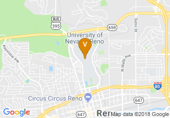 map of University of Nevada, Reno