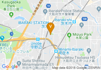map of Ritsumeikan University Osaka IBARAKI Campus