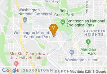 map of Marriott Wardman Park - Woodley Garage