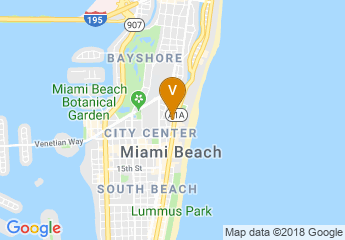 map of Dorchester Miami Beach Hotel & Suites