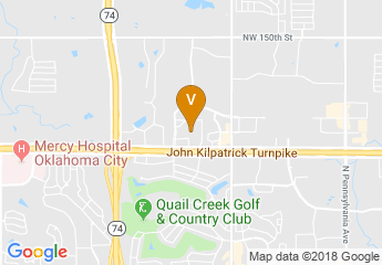 map of Hilton Garden Inn Oklahoma City North Quail Springs