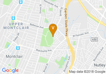 map of Brookdale Park East Circuit Drive Parking