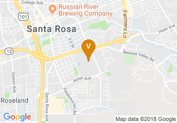 map of Sonoma County Event Center at the Fairgrounds