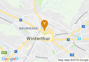 map of Theater Winterthur