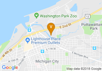 map of Blue Chip Casino Hotel Spa