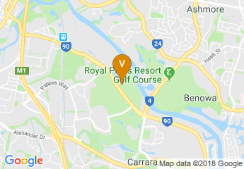 map of Gold Coast Sports and Leisure Centre