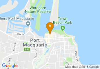 map of Glasshouse Port Macquarie