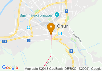 map of Stadthalle Chur AG