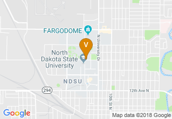 map of North Dakota State University