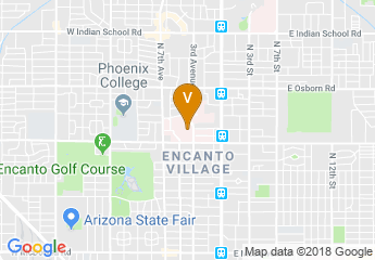 map of Barrow Neurological Institute