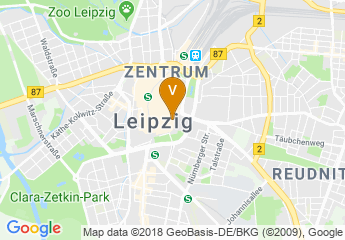 map of Leipzig University